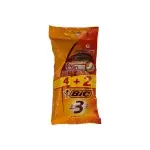 تیغ 3 تیغه صابوندار حساس 2+4 بیک