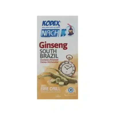 کاندوم تاخیری جینسینگ کدکس 12 عددی