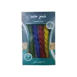 شمع لاله رنگی 6 عددی