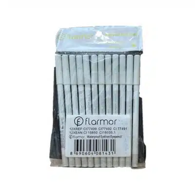 خط چشم شمعی سفید فلورمار 12 عددی