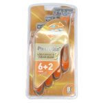 پیرل مکس تیغ 3 لبه بلیستر 6+2 عددی