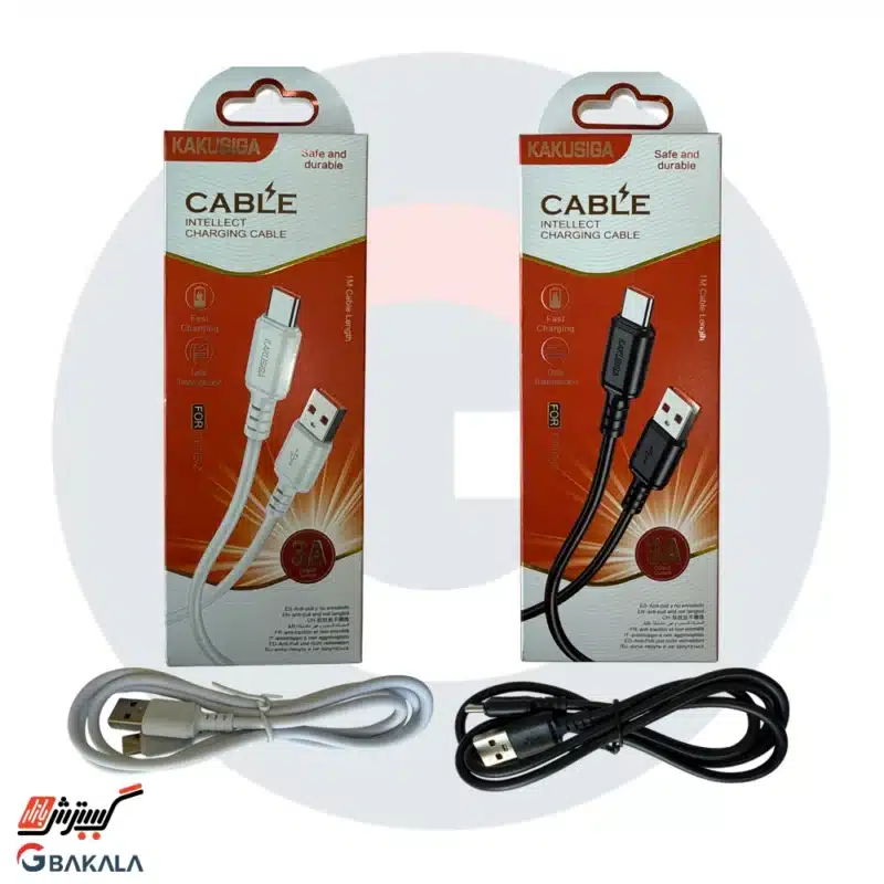 کابل شارژر جبه دار کاکاسیگا Type-C