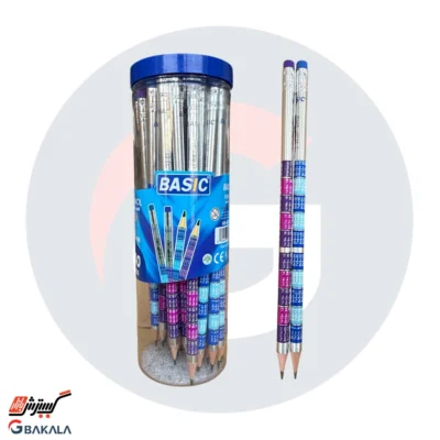 مداد مشکی قوطی بیسیک 40 عددی