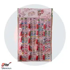 ناخن مصنوعی ورقی کودک 20 عددی