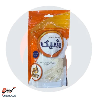 دستکش لاتکس شیک سایز لارژ بسته 10 عددی