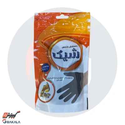 دستکش نیتریل مشکی شیک سایز لارژ بسته 10 عددی
