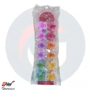 کلیپس مو طرح گل 12 عددی