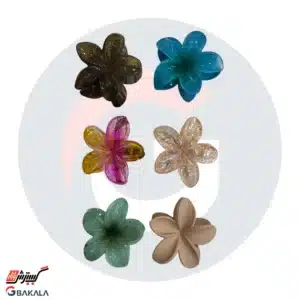 کلیپس گل کریستال 12 عددی