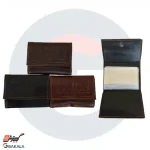 جا کارتی چرم ساده