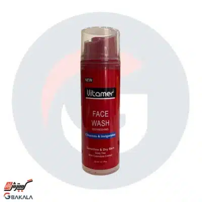 فیس واش پوست خشک ویتامر 120 میلی لیتر